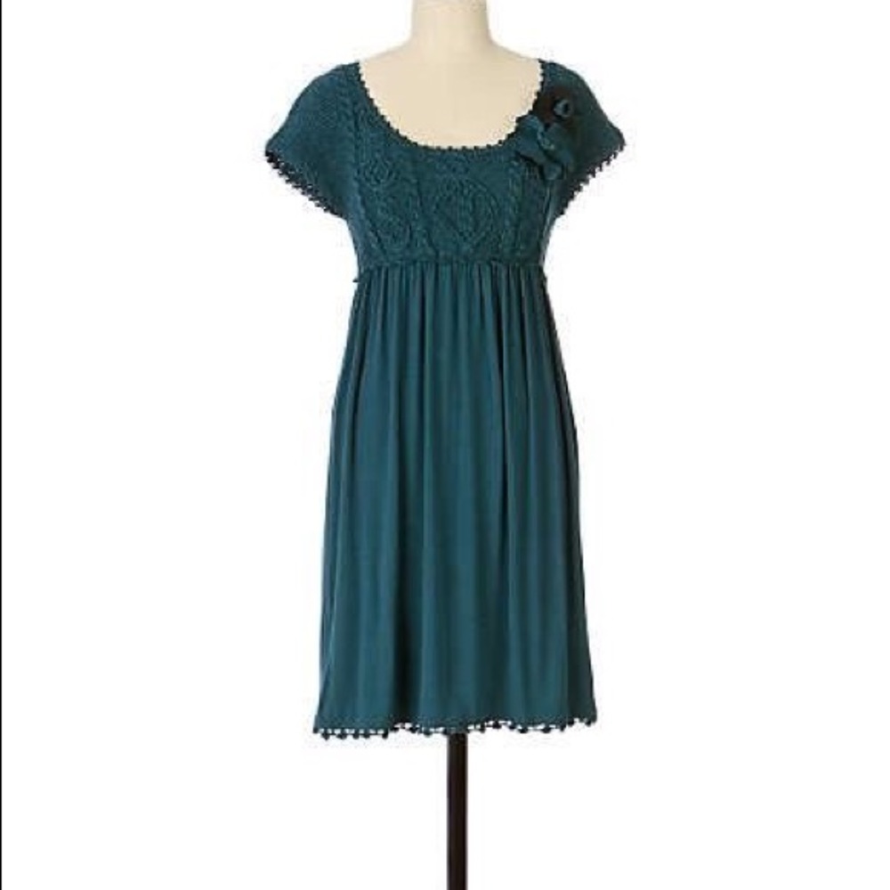 Vintage Anthro Waters Edge Dress